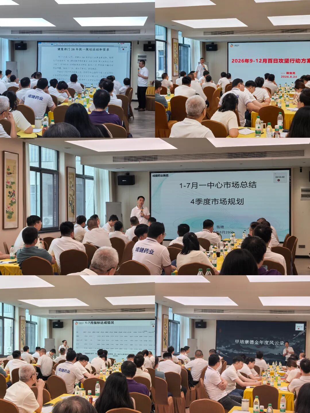汇报现场